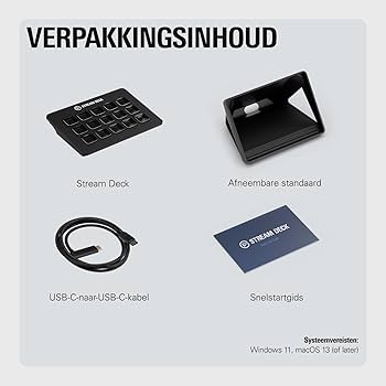 Elgato Stream Deck MK.2 – Studiocontroller, 15 macrotoetsen, start